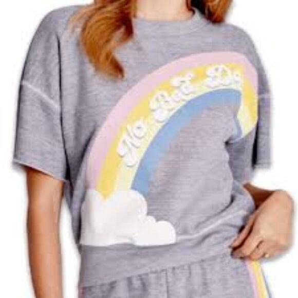 WILDFOX NO MORE BAD DAYS NEW SWEAT SET /SWEATSHIRT AND PANTS SIZE MED - Picture 1 of 8